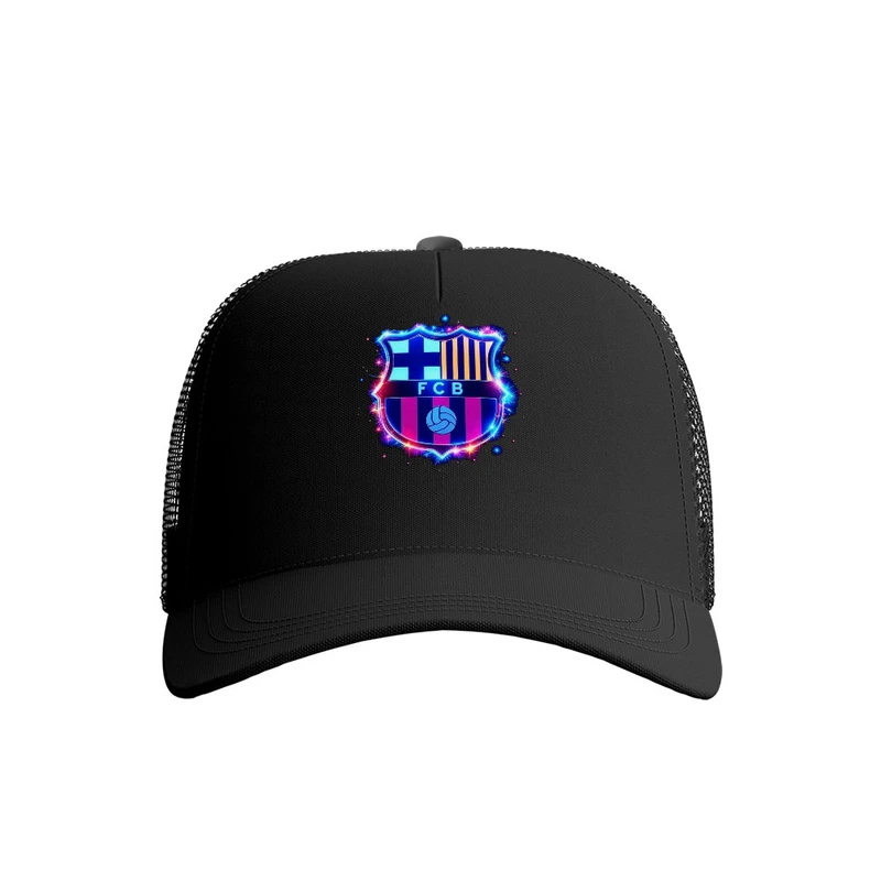 کلاه کپ پاد آفرین مدل فوتبالی بارسلونا کد 795