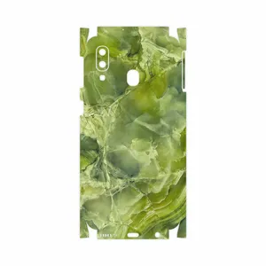 MAHOOT Green Crystal Marble-FullSkin Cover Sticker for Samsung Galaxy A40