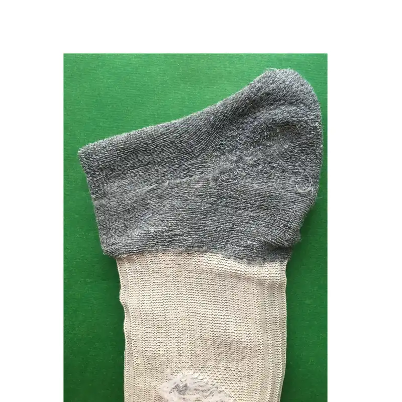 جوراب ورزشی ساق بلند مردانه مدل حوله ای کشی کد NKTU402728 رنگ طوسی