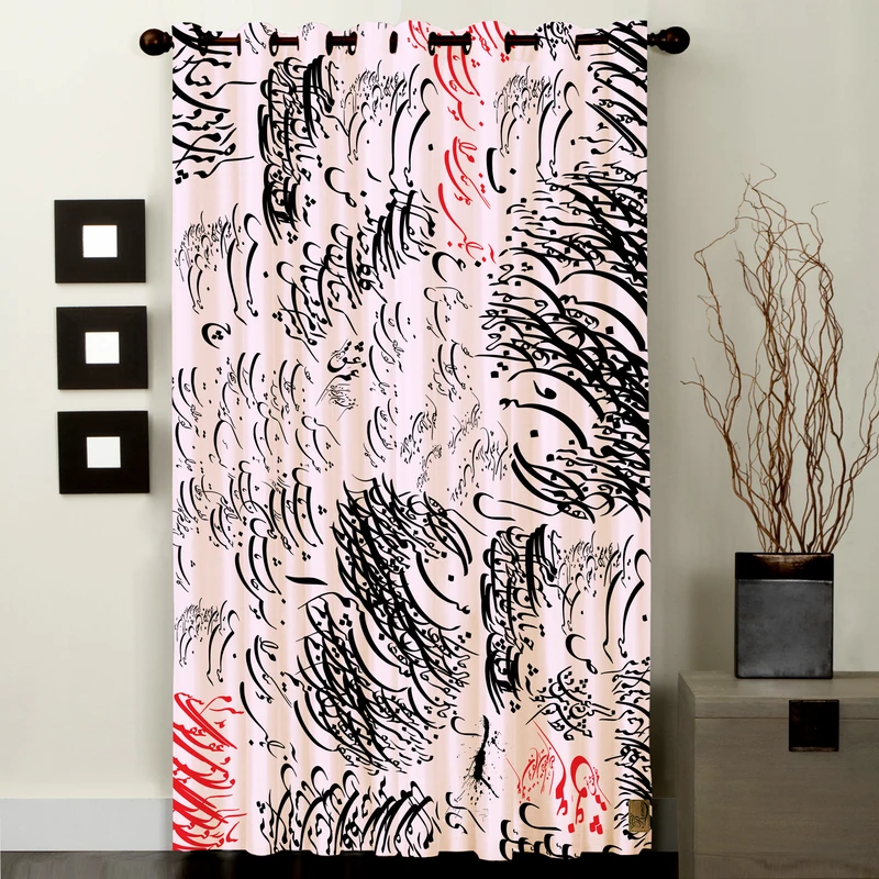 پرده رنس مدل CC1-50012 سایز 290x138 سانتی متر