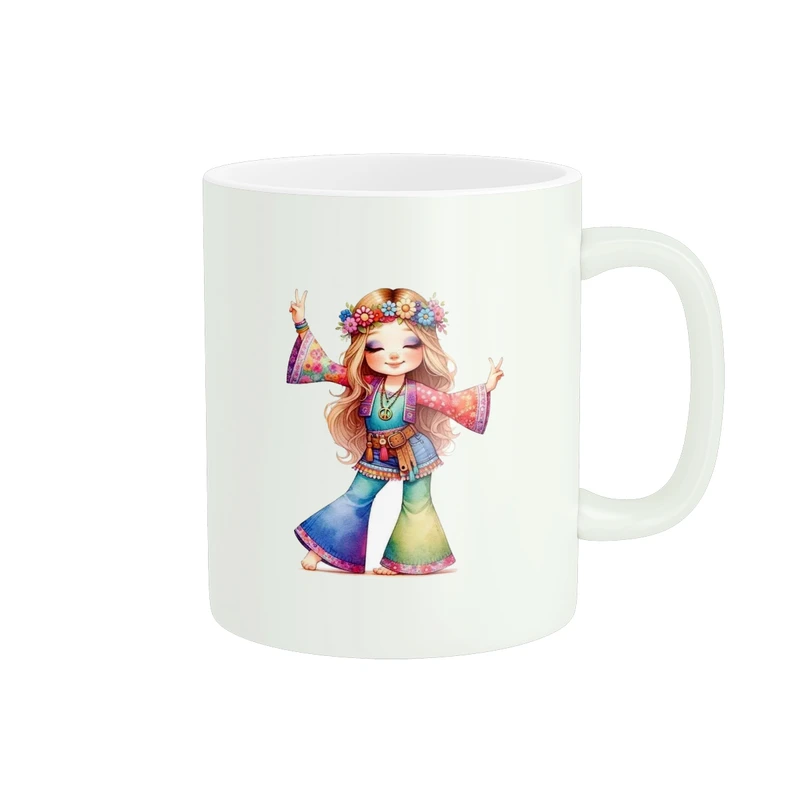 ماگ پاد آفرین طرح دخترک کد 684