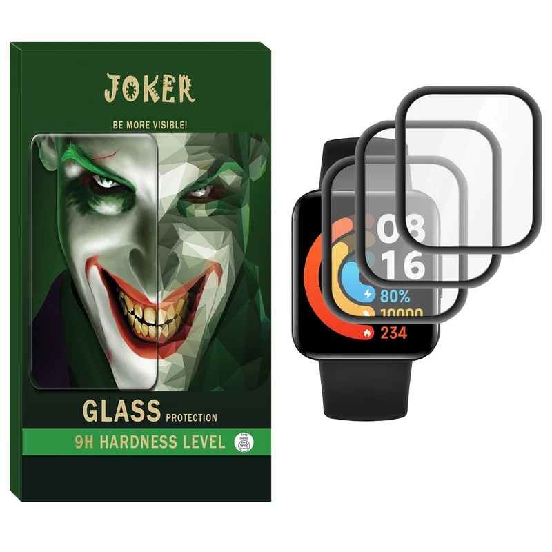 محافظ صفحه نمایش نانو جوکر مدل NJK مناسب برای ساعت هوشمند شیائومی Redmi Watch 2 بسته سه عددی