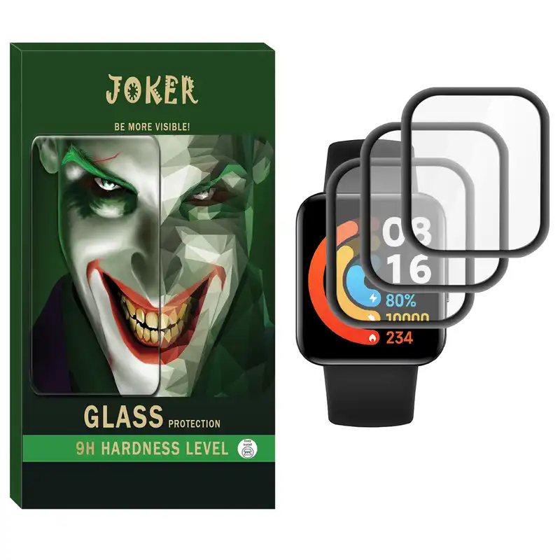 محافظ صفحه نمایش نانو جوکر مدل NJK مناسب برای ساعت هوشمند شیائومی Redmi Watch 2 بسته سه عددی