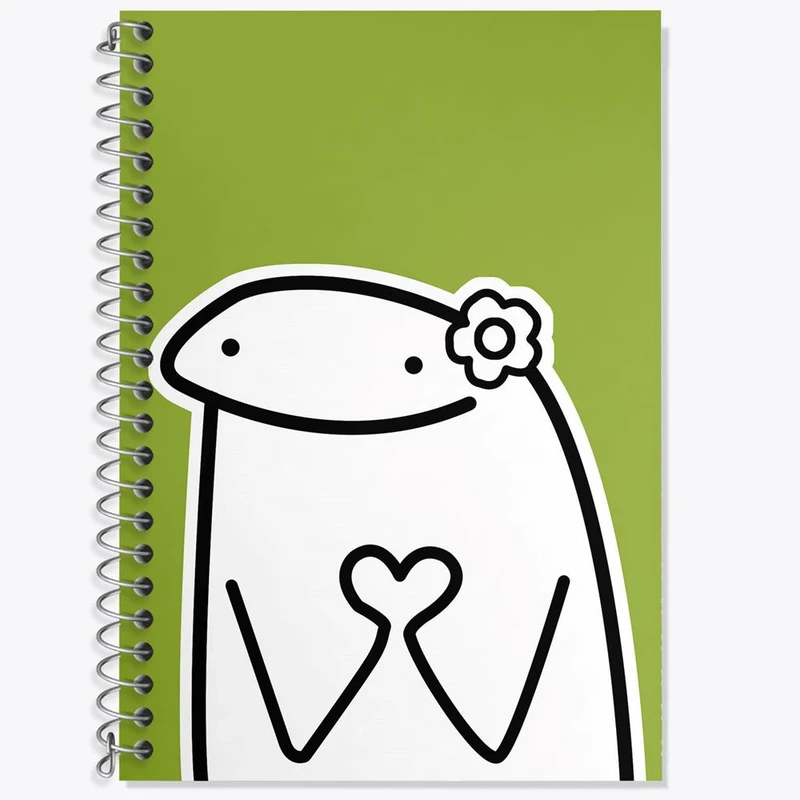 دفتر زبان 50 برگ خندالو مدل سه خط طرح میقولی کد 28029