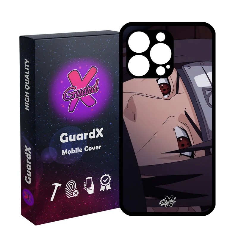 کاور گارد ایکس طرح Itachi Anime مدل Glass10475 مناسب برای گوشی موبایل اپل iPhone 13 Pro