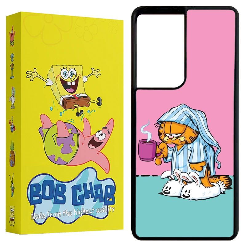 کاور باب قاب طرح گارفیلد مدل BCPS21U مناسب برای گوشی موبایل سامسونگ Galaxy S21 Ultra 5G