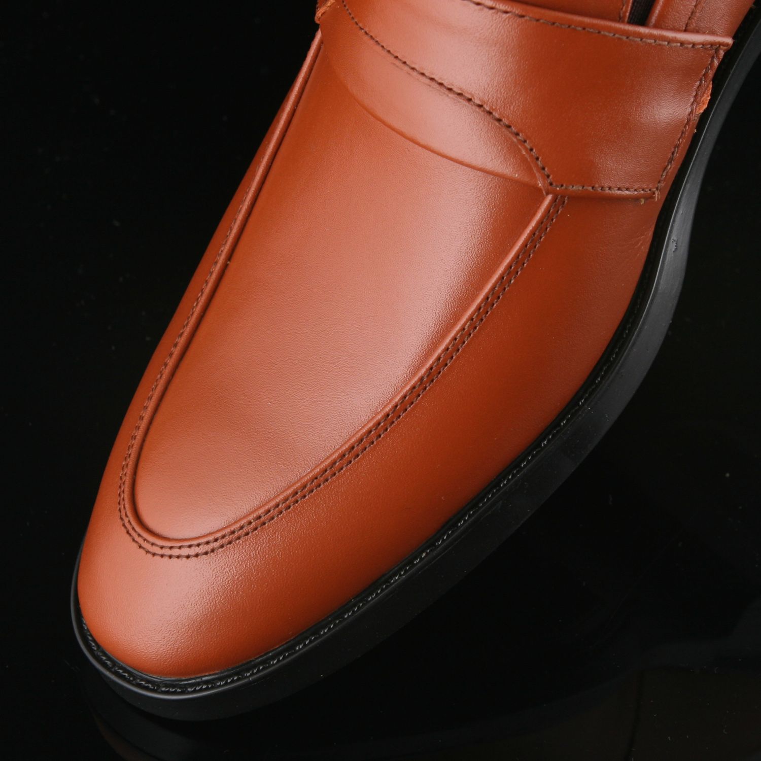 کفش مردانه چرم یلسان مدل راهین کد ASL-RHN-545-GN -  - 3