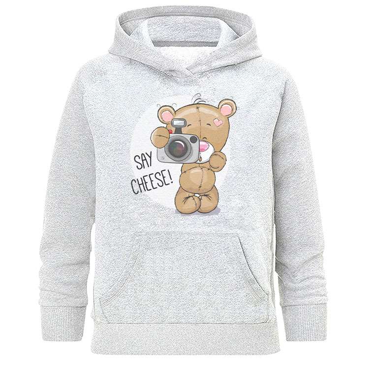 هودی زنانه طرح خرس عکاس مدل Z723