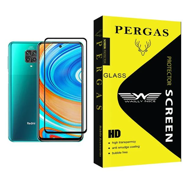 محافظ صفحه نمایش وایلی نایس مدل Pergas Glass MIX001 مناسب برای گوشی موبایل شیائومی Redmi Note 9 Pro
