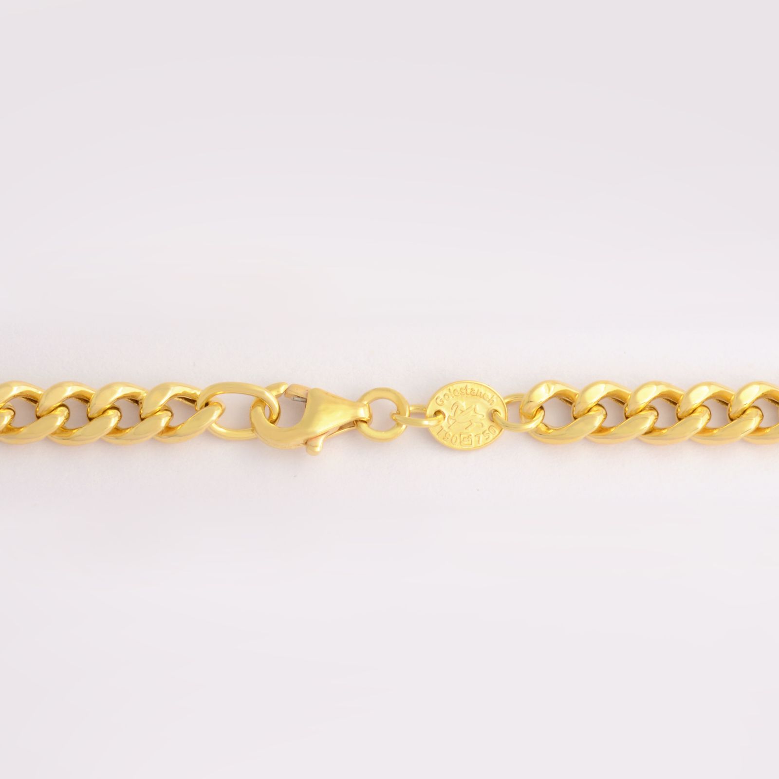 زنجیر طلا 18 عیار زنانه طلای مستجابی مدل گلستانه کد C45 -  - 3
