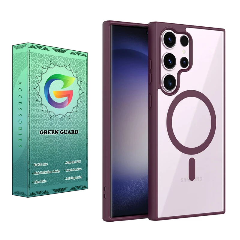کاور گرین گارد طرح Magsafe-Color کد KkL_X23 مناسب برای گوشی موبایل سامسونگ Galaxy S24 Ultra