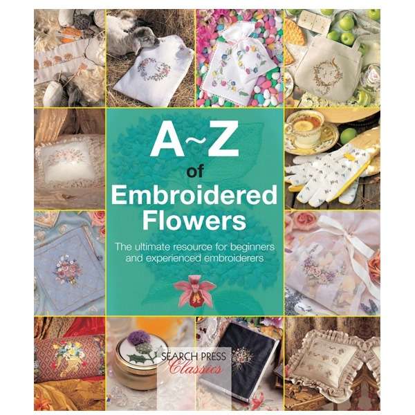 کتاب AZ of Embroidered Flowers اثر  COUNTRY BUMPKIN نشر Search Press