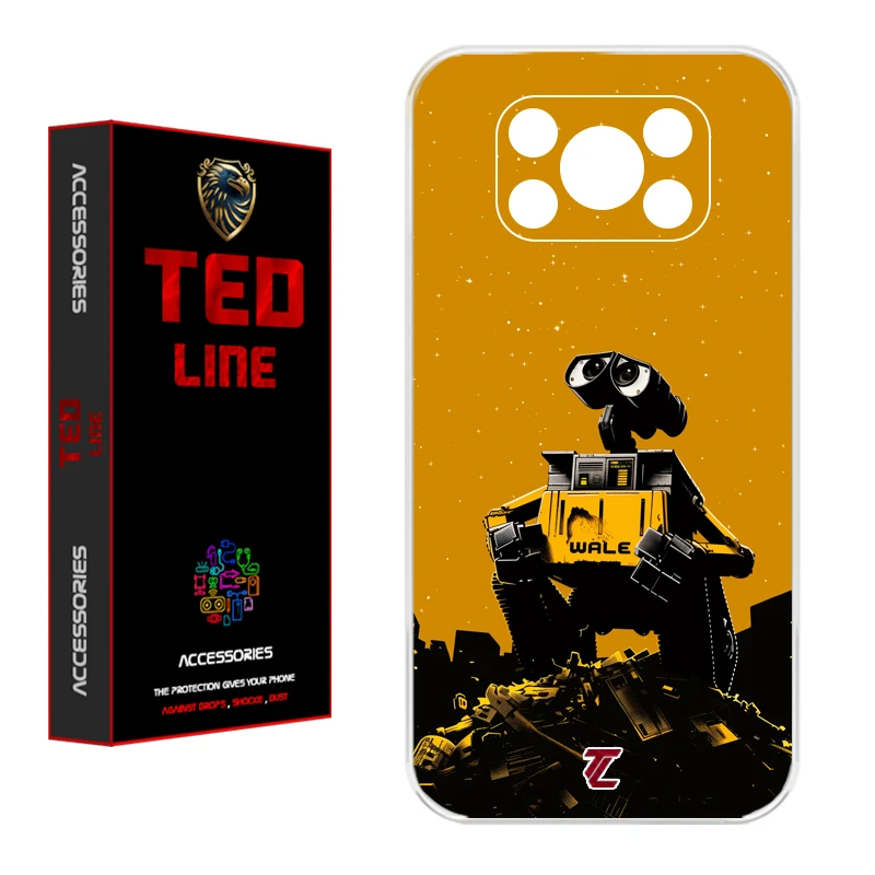 کاور تدلاین طرح ربات والی کد 1133 مناسب برای گوشی موبایل شیائومی Poco X3 / X3 Pro / X3 NFC