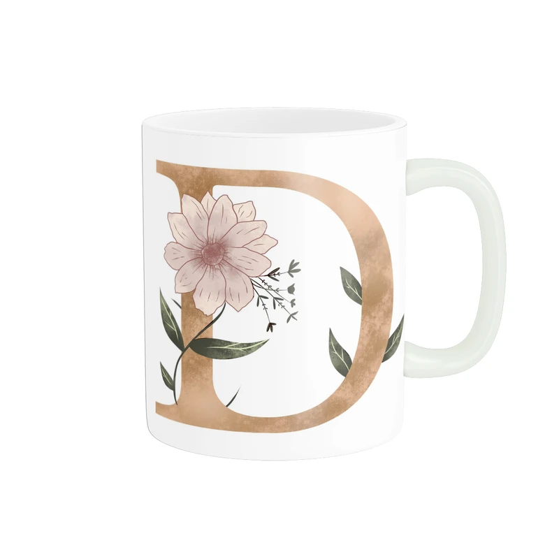  ماگ پاد آفرین طرح حرفD کد 5560