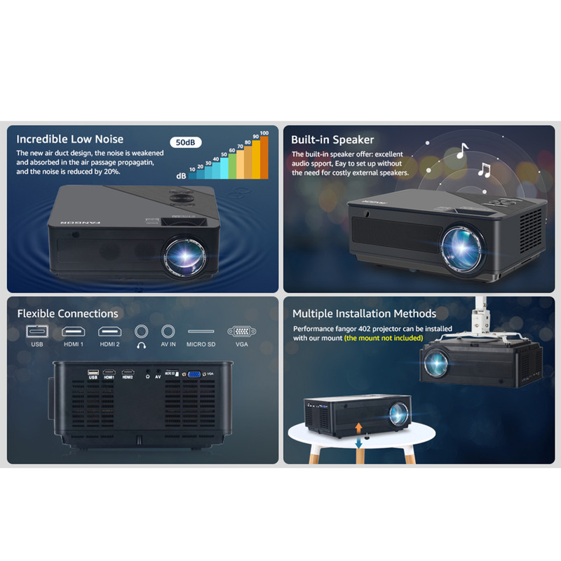 ویدئو پروژکتور فانجور مدل F402 کد 0565