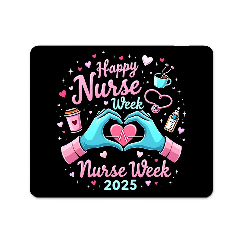 ماوس پد پاد آفرین مدل روز پرستار کادر درمان کد P575 سایز 19*24 سانتی متر