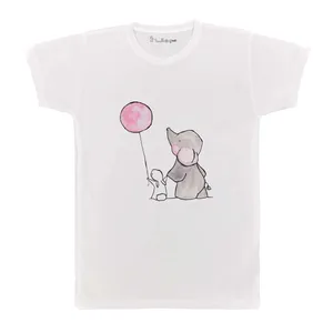 تی شرت بچگانه پرمانه طرح cute کد pmt.2275