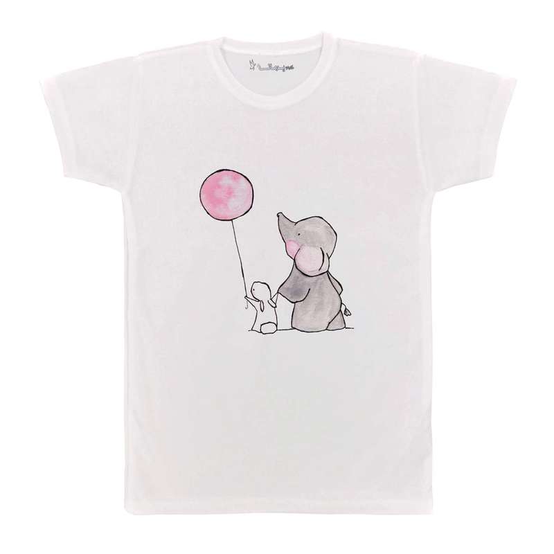 تی شرت بچگانه پرمانه طرح cute کد pmt.2275