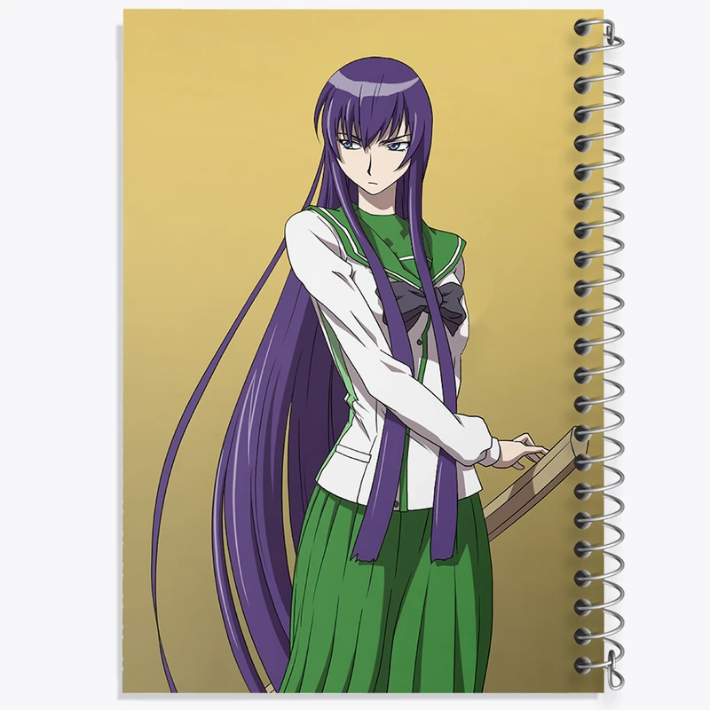 دفتر ژورنال نویسی 50 برگ خندالو مدل نقطه ای طرح سائکو انیمه دبیرستان مردگان کد 32319