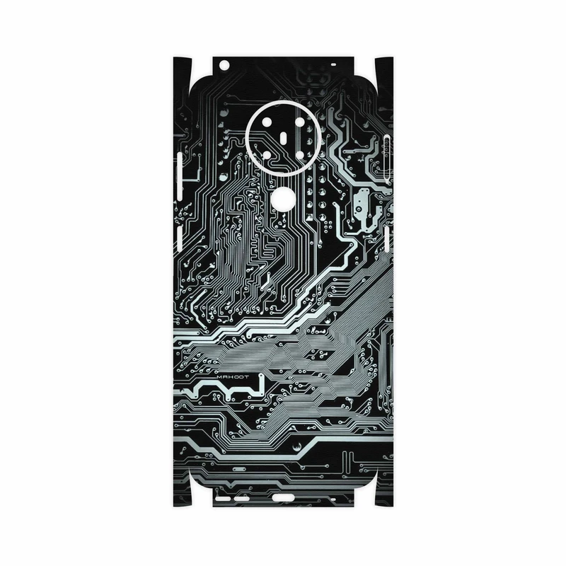 برچسب پوششی ماهوت مدل Black-Printed-Circuit-Board-FullSkin مناسب برای گوشی موبایل نوکیا 5.3