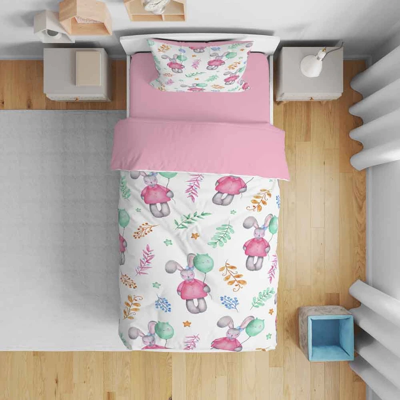 سرویس روتختی نوپه هوم مدل خرگوشیT5981 یک نفره 5 تکه