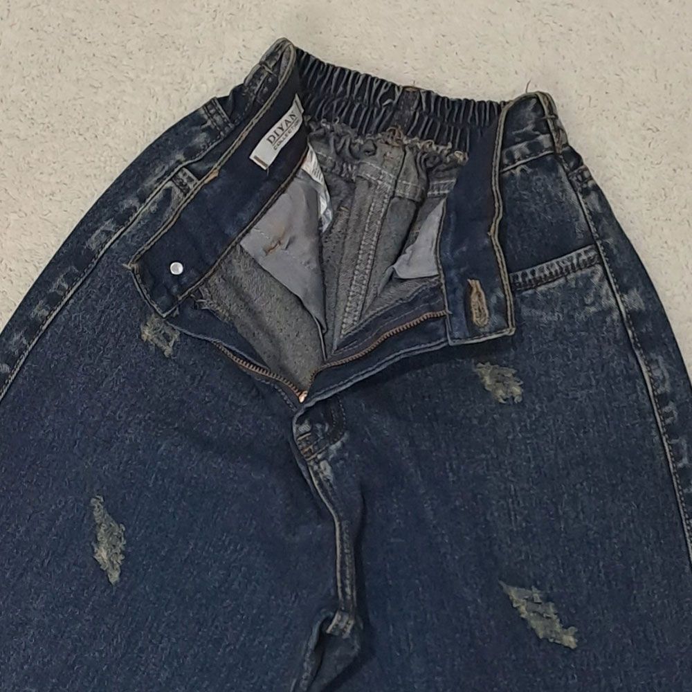 شلوار جین زاپ دار زنانه دیان مدل بگ -  - 13