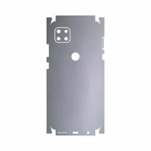 MAHOOT Matte-Silver-FullSkin Cover Sticker for Motorola MOTO G 5G