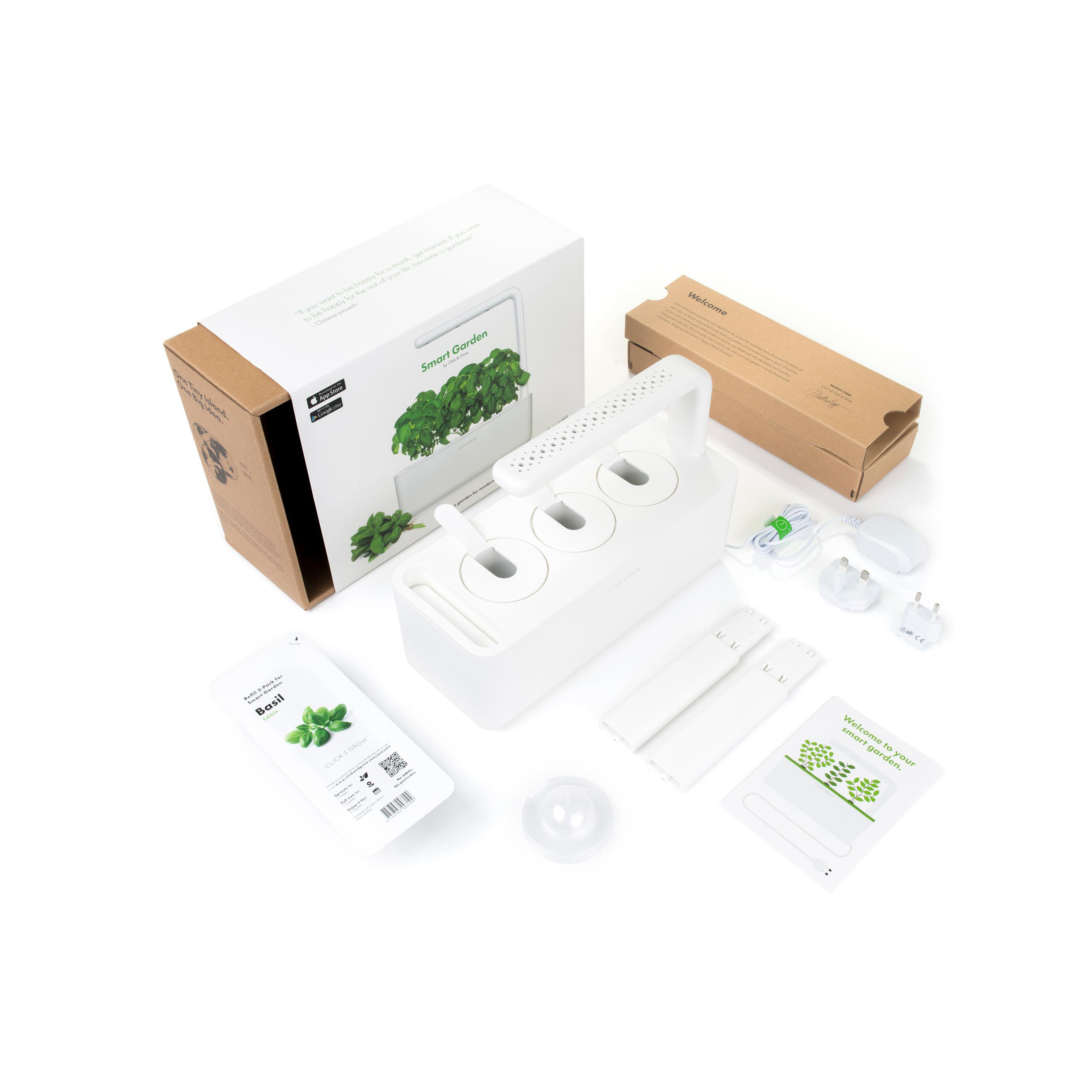 گلدان هوشمند کلیک اند گرو مدل Smart garden 3 گلدان هوشمند کلیک اند گرو مدل Smart garden 3