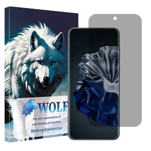 Wolf Tough model privacy screen protector suitable for Huawei P60 Pro mobile phone