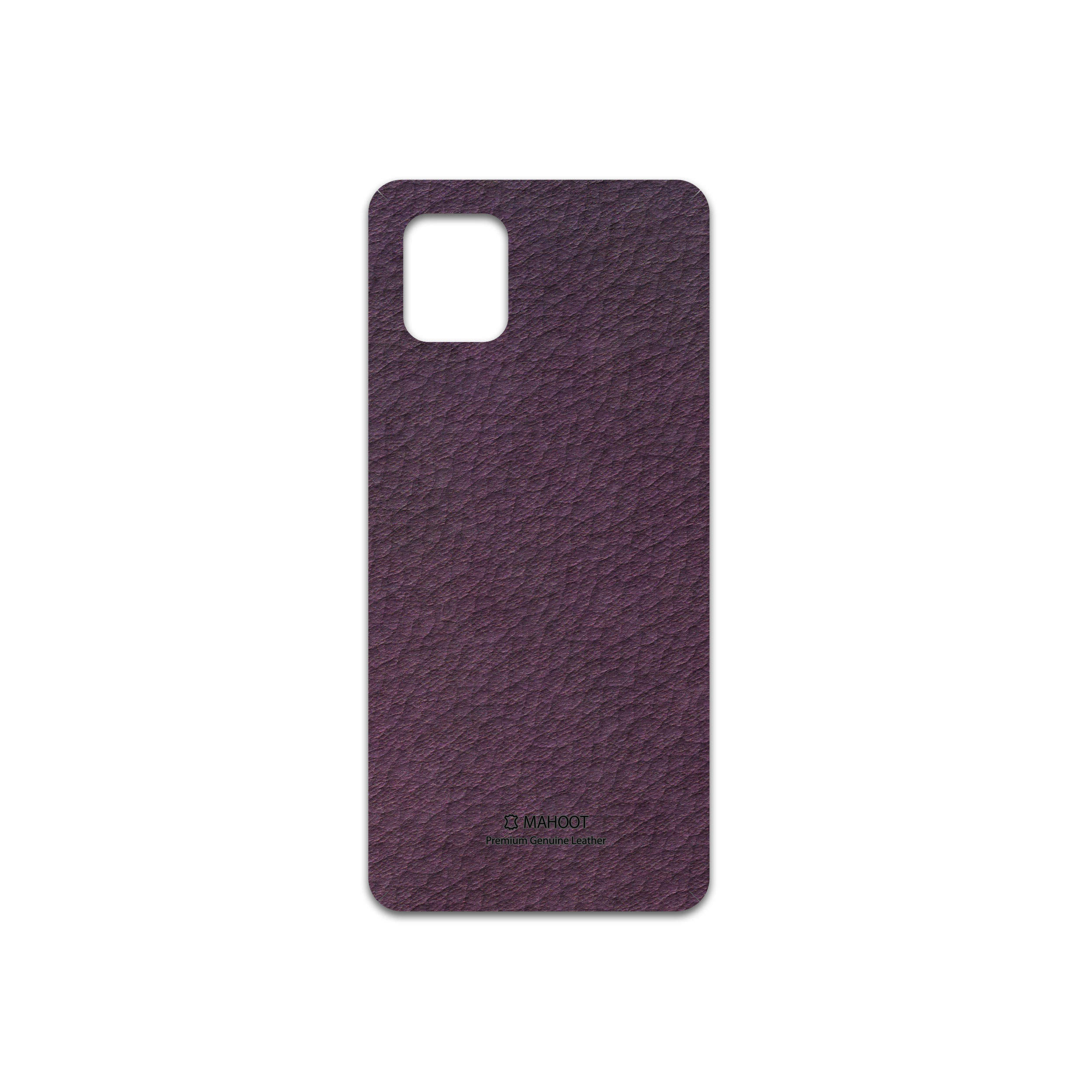 برچسب پوششی ماهوت مدل Purple-Leather مناسب برای گوشی موبایل سامسونگ Galaxy Note10 Lite