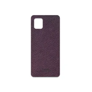 MAHOOT Purple-Leather Cover Sticker for Samsung Galaxy Note10 Lite