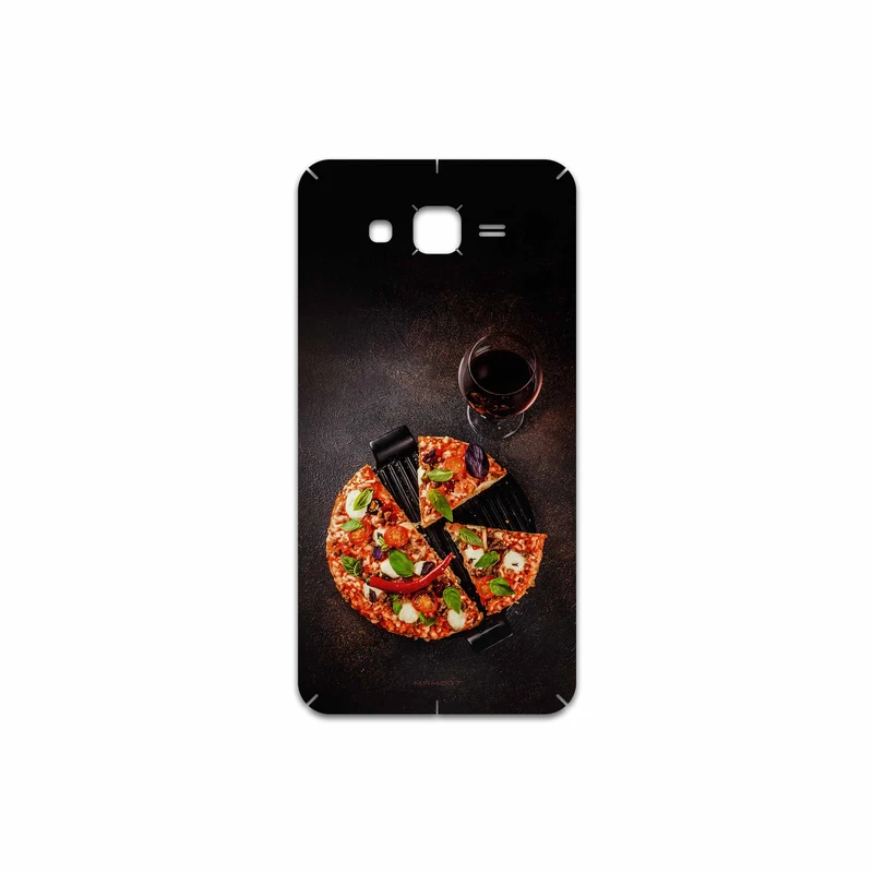برچسب پوششی ماهوت مدل Pizza مناسب برای گوشی موبایل سامسونگ Galaxy J7 2015