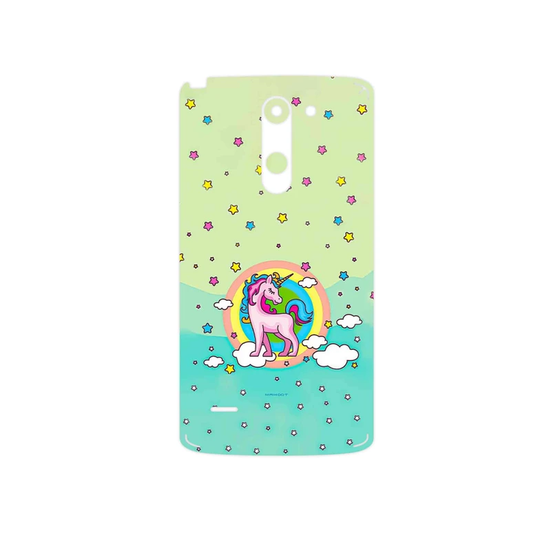 برچسب پوششی ماهوت مدل Rainbow unicorn adventure مناسب برای گوشی موبایل ال جی G3 Stylus