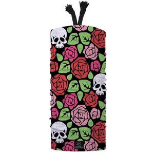 دستمال سر و گردن 27 مدل اسکلت و گل کد VB06