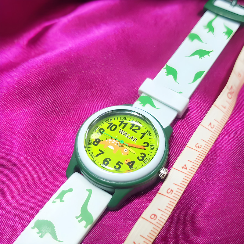 ساعت مچی عقربه ای بچگانه والار مدل دایناسور