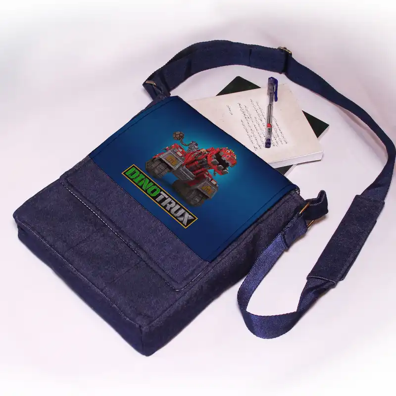 کیف رودوشی بچگانه چی چاپ مدل داینوتراکس کد dinotrux mk2