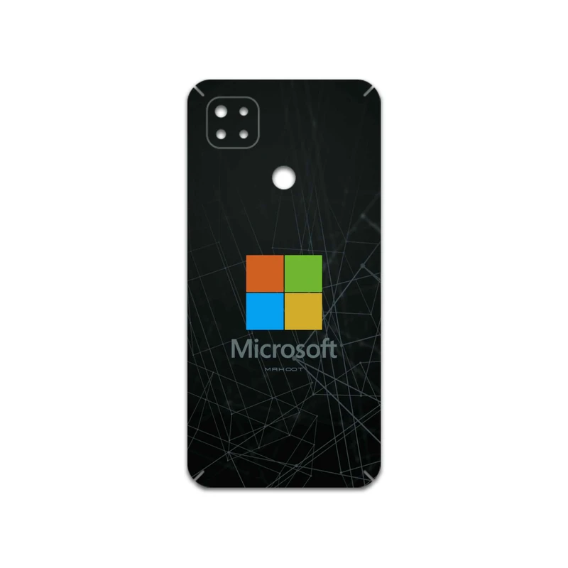 برچسب پوششی ماهوت مدل Microsoft-Logo مناسب برای گوشی موبایل شیائومی Redmi 9 Activ