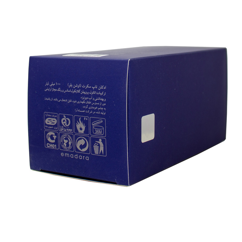 ادو پرفیوم مردانه تاپ سکرت مدل Ocean Blue حجم 100 میلی لیتر