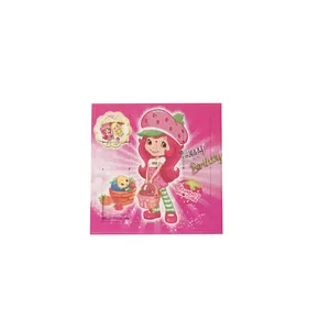 پازل 16 تکه طرح دختر توت فرنگی کد 1