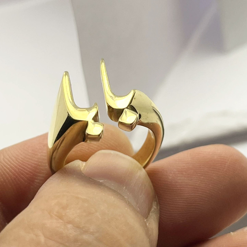 انگشتر گالری عزیزی طرح بابا انگشتر گالری عزیزی طرح بابا