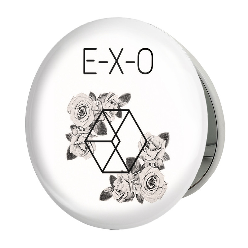 آینه جیبی خندالو طرح گروه اکسو EXO مدل تاشو کد 16828 