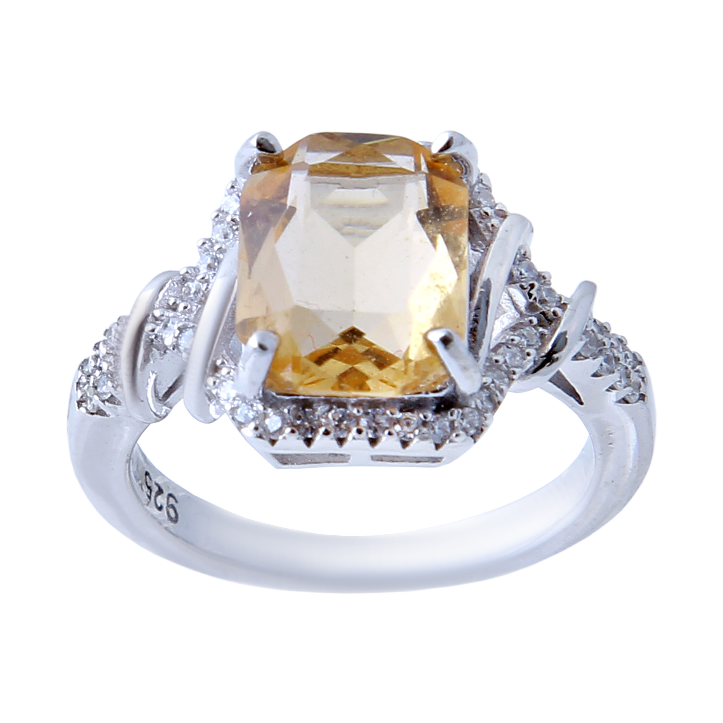   انگشتر نقره زنانه بازرگانی میلادی کد AWR-436