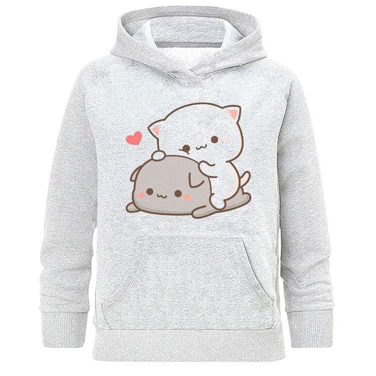 هودی زنانه طرح عاشقانه فانتزی مدل H368