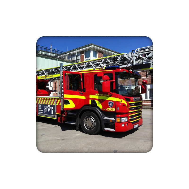 زیرلیوانی طرح ماشین آتش نشانی کد 1903706