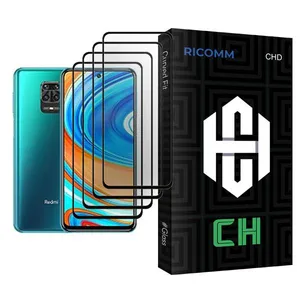 Ricomm CH Glass MIX004 Screen Protector For Xiaomi Redmi Note 9 Pro Max Pack Of 4
