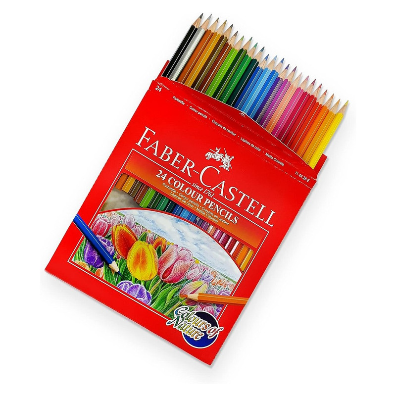 مداد رنگی 24 رنگ فابر کاستل مدل 114426
