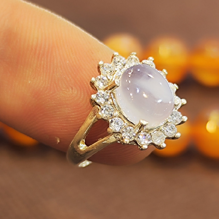 انگشتر نقره زنانه مدل سنگ عقیق یمانی کبود کد 400 انگشتر نقره زنانه مدل سنگ عقیق یمانی کبود کد 400