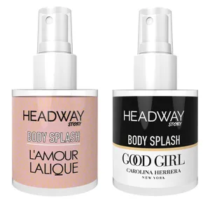 بادی اسپلش زنانه هدوی استوری مدل لالیک لامور و گود گرل کارولینا هررا حجم 90 میلی‌ لیتر مجموعه دو عددی