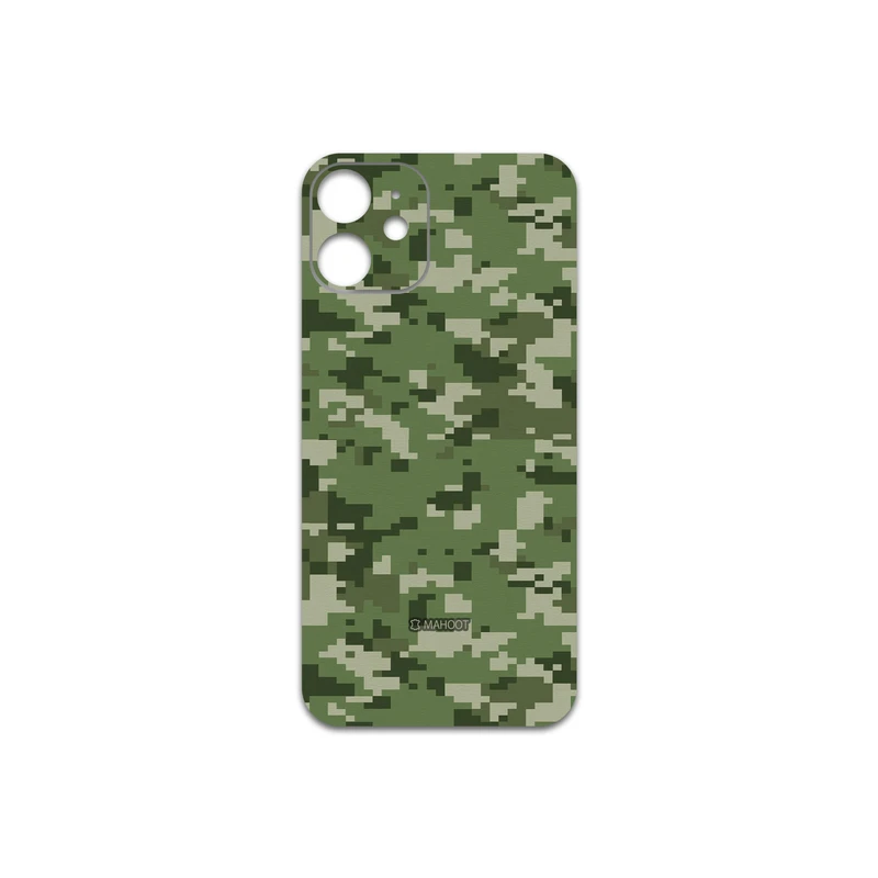 برچسب پوششی ماهوت مدل Army-Green-Pixel مناسب برای گوشی موبایل اپل iPhone 12 mini
