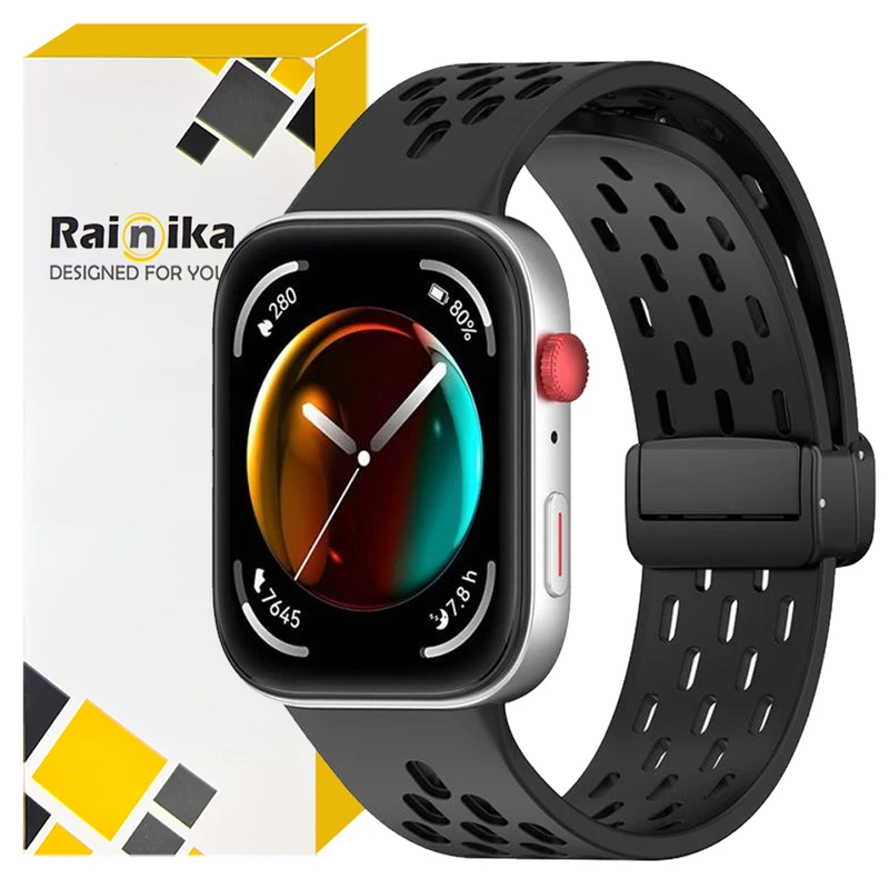 بند رینیکا مدل Fit3 MAGPiPe HUAW مناسب برای ساعت هوشمند هوآوی Fit 3 / Fit 4 / Fit 4 Pro